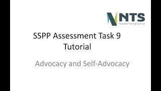 NTS_ Advocacy Self Advocacy Task Tutorial Task 9 June19