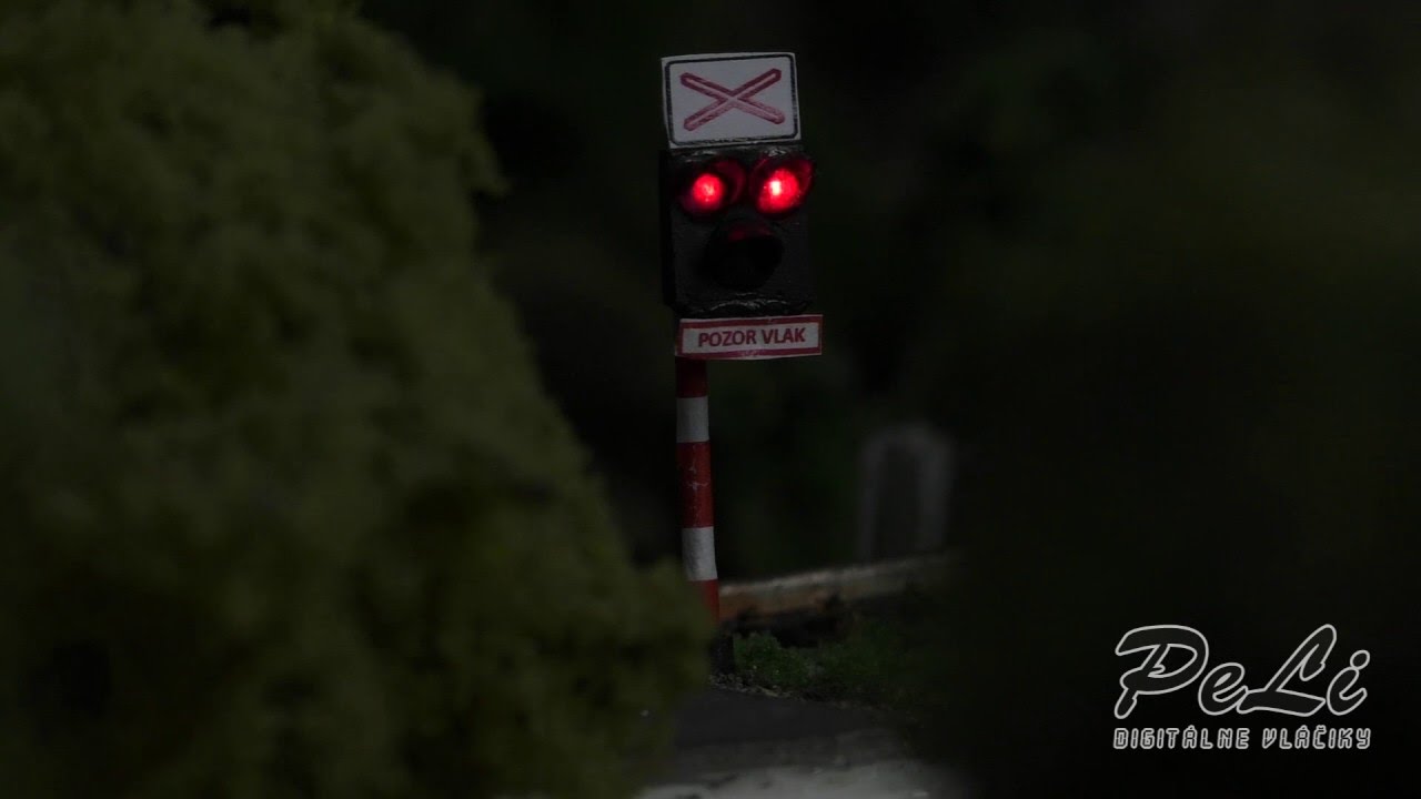 Železničné priecestie - ukážka nastavenia