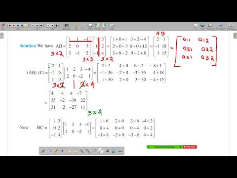 3.4 Operations on Matrices |   Example 16
