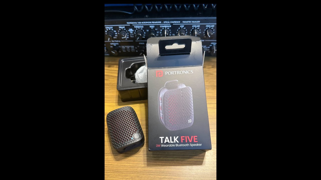 Portronics Talk Five 3W Wearable Bluetooth Speaker with Mic | Full Review and Unboxing