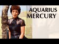 Mercury In Aquarius 🦋✨All about Mercury In Aquarius✨ (2020)