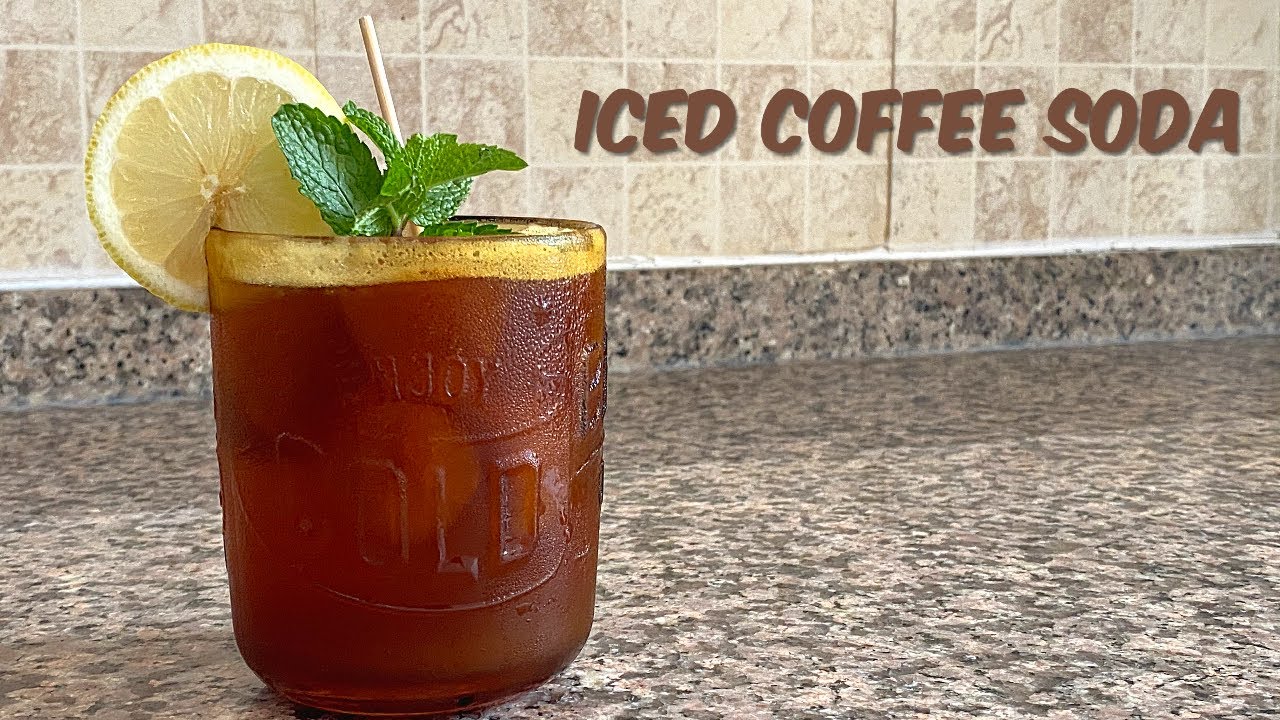 How to make Iced Coffee Soda Coffee Lemonade Sparkling Iced Coffee