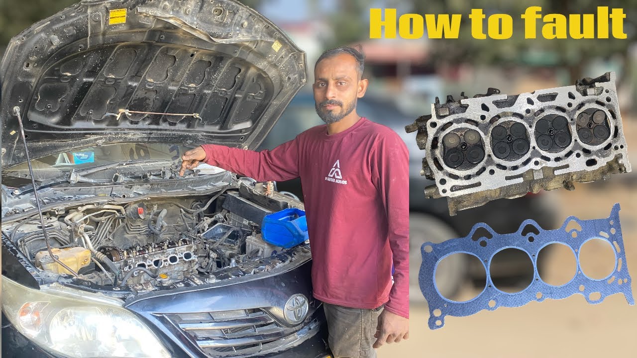 How to change Corolla head gasket change ✌️✌️Corolla 2012 head gaskets change 