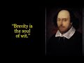 5 Quotes of William Shakespeare | Brevity is the soul of wit