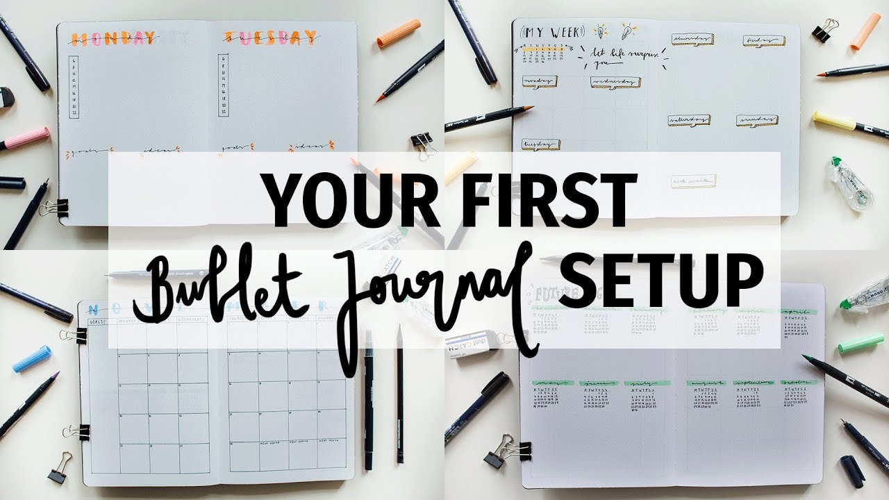 How to set up your first Bullet Journal