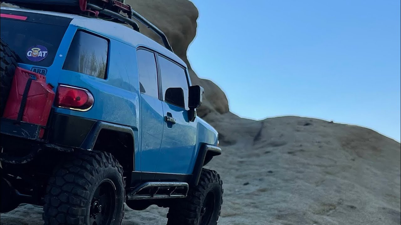 Enjoying geological features at a snails pace