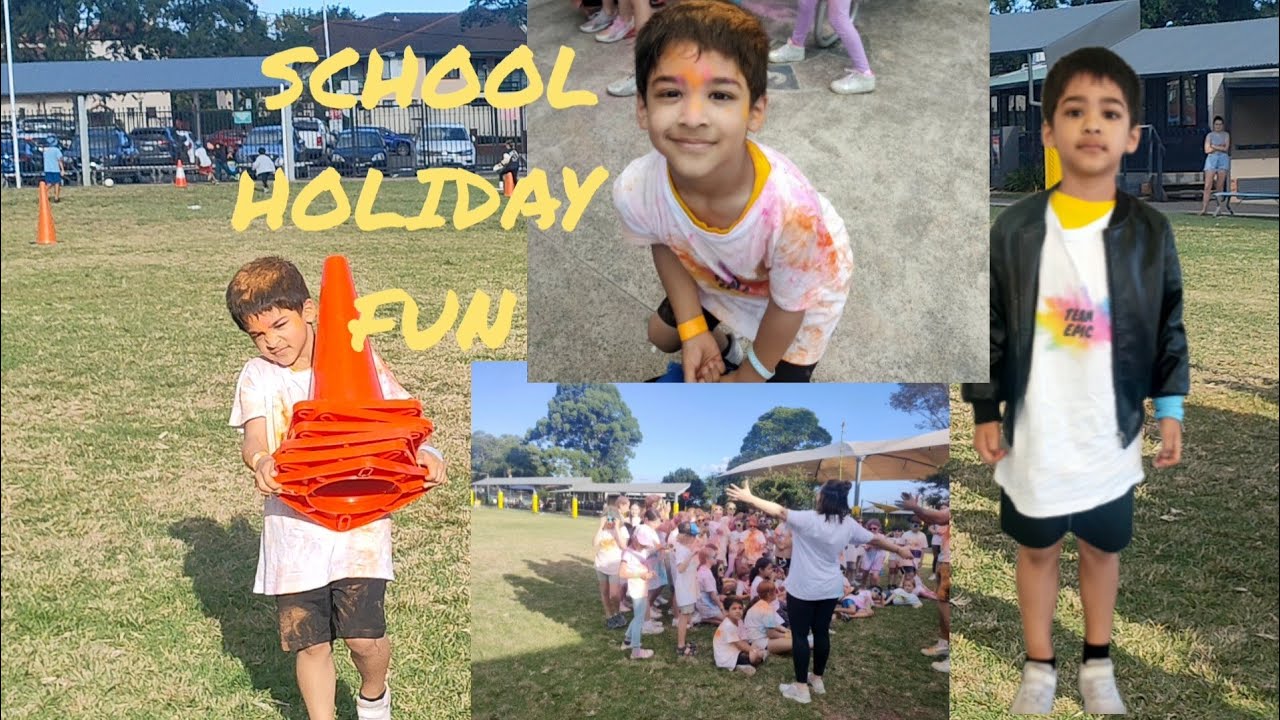 School Holiday Fun | Two days outdoor activities |Spring Holiday fun for kids | Color play |Babyboy