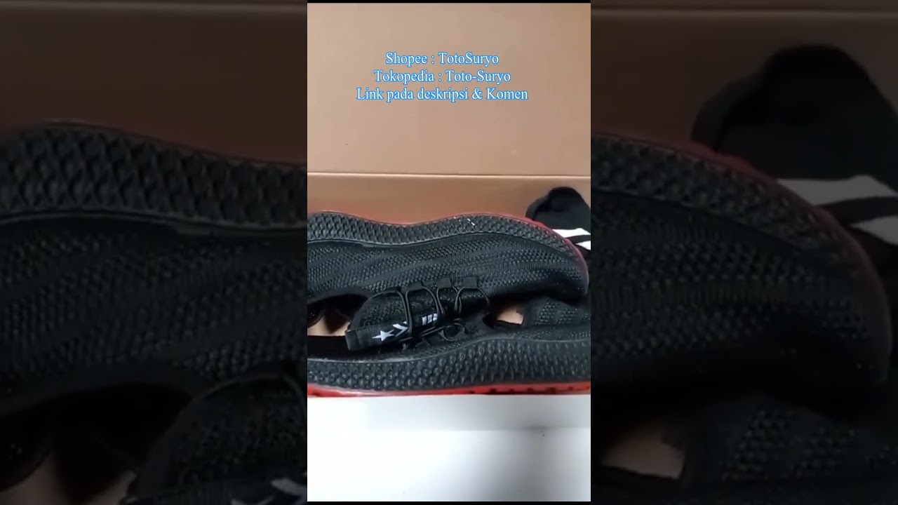 Sepatu Sneakers Casual Original Leedoo MR210 Black TotoSuryo x Leedoo Footwear 