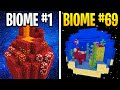 I collected every biome in minecraft hardcore