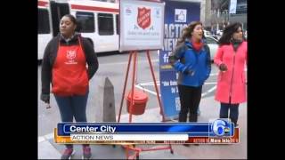 6 Abcs Wendy Saltzman And Alicia Vitarelli Ring The Salvation Army Bell