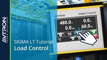 SIGMA LT Tutorials: Load Control