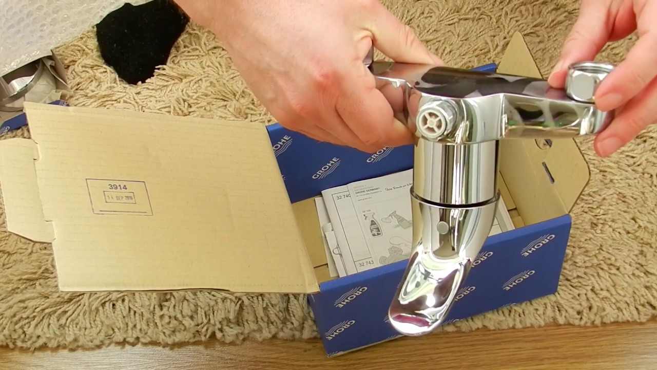 Установка смесителя для душа Grohe - YouTube