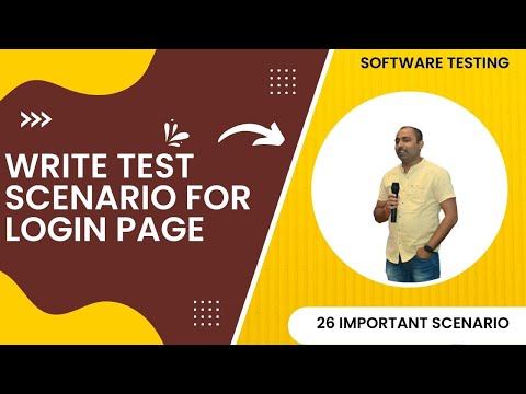 How to Write Test Scenario for Login Page | Top Login Page Test Scenarios | Test case for Login Page