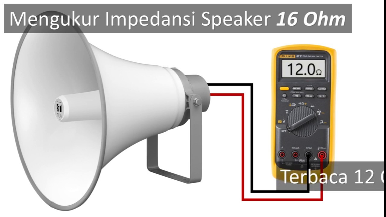 Cara Mengetes Impedansi Speaker Trafo Ot Yang Benar Bagus Atau Rusak Youtube
