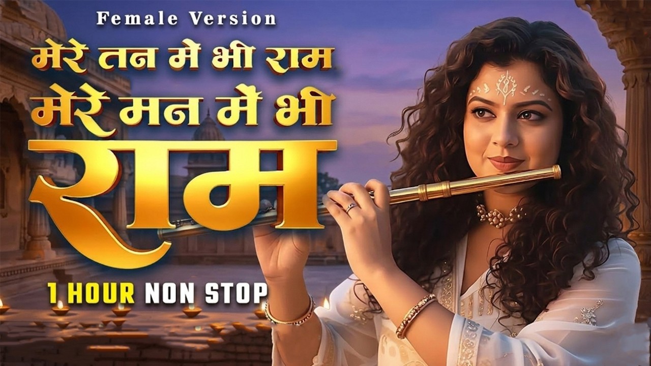 1 Hour Nonstop मेरे तन में भी राम मेरे मन में भी राम | Female version | Ram Naam Jap | Ram Bhajan