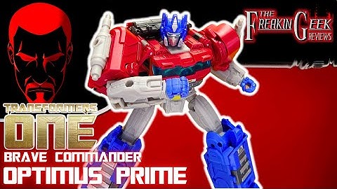 Transformers One BRAVE COMMANDER OPTIMUS PRIME: EmGo
