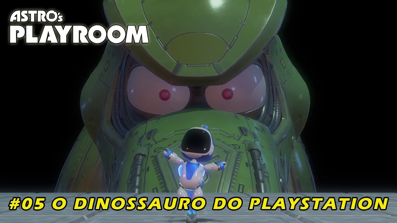 Astro's Playroom #10 O CHEFÃO DINOSSAURO ROBÔ GIGANTE Gameplay Português PS5  