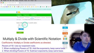 G.4: Multiply Numbers Written in Scientific Notation (IXL 8th Math)
