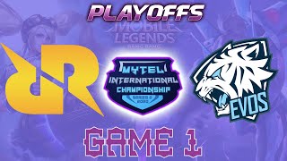 Rrq vs evos legends game1 top 8 mytel international championship mlbb
july 29 2020
