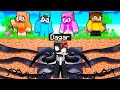 6 CAZADORES vs VENOM en Minecraft!