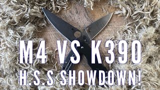 M4 vs K390  Toothy Edge Steel Battle for the Ages!