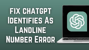 How To Fix ChatGPT Identifies Landline Number and Won’t Send Code | Chat GPT Verification Code Error