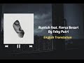 Download Lagu Runtuh feat. Fiersa Besari - Feby Putri Lyrics English Translation