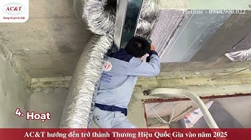 Điều hòa âm trần nối ống gió là gì? Ưu nhược, điểm và cấu tạo của âm trần ống gió | Điều hoà AC&T
