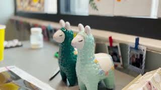 Art therapy for moms in Riley Maternity Tower