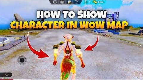 Show Character In Wow Map | How To BringCharacter In Wow Map | TPP Mode In WowMap |TPP FPP in WOW