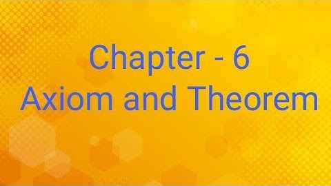 class 9th/chapter - 6 (Axiom -6.1, 6.2 and theorem -6. 1) ncert