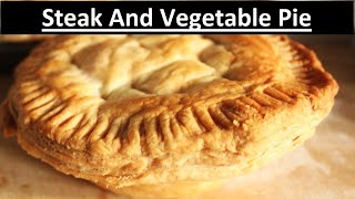 Steak And Vegetable Pie | Winter Comfort Food |