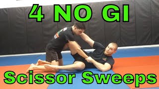 Four Ways to (No Gi) Scissor Sweep