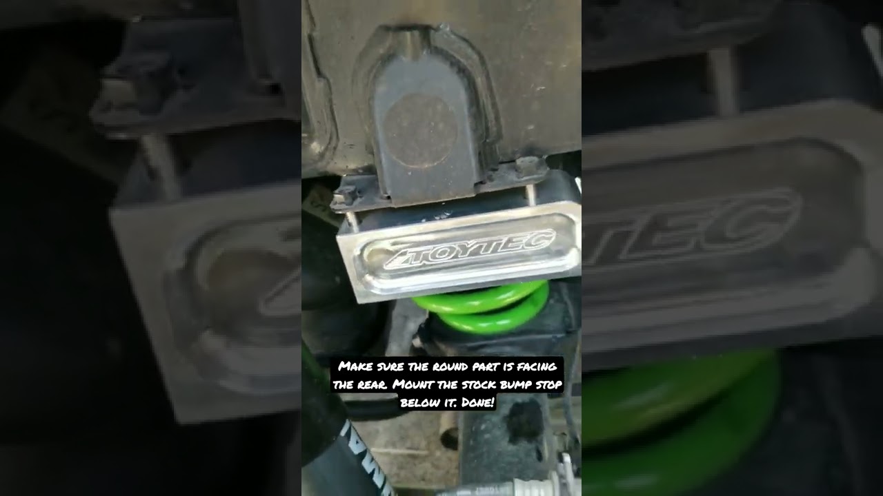 5th Gen 4Runner Toytec bump stop install.