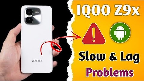 iqoo Z9x 5g slow & lag problem solve !! how to fix slow and lag problem !! iqoo Z9x 5g