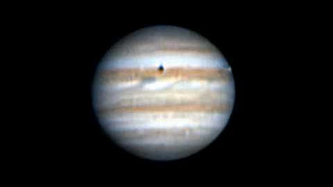 Jupiter Animation from July 24, 2006 Showing Io and Shadow in Transit