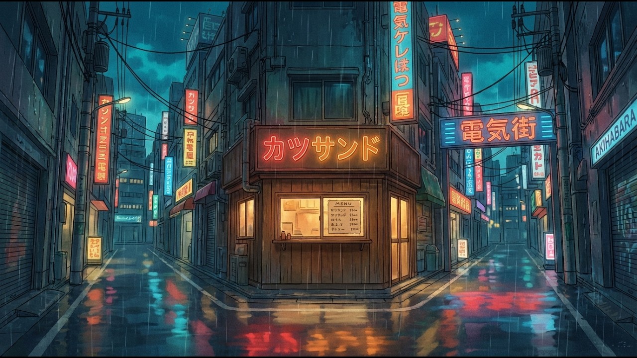 The Silence You've Been Waiting For 🎵 Peaceful Lofi Rain Session for Deep Night Rest