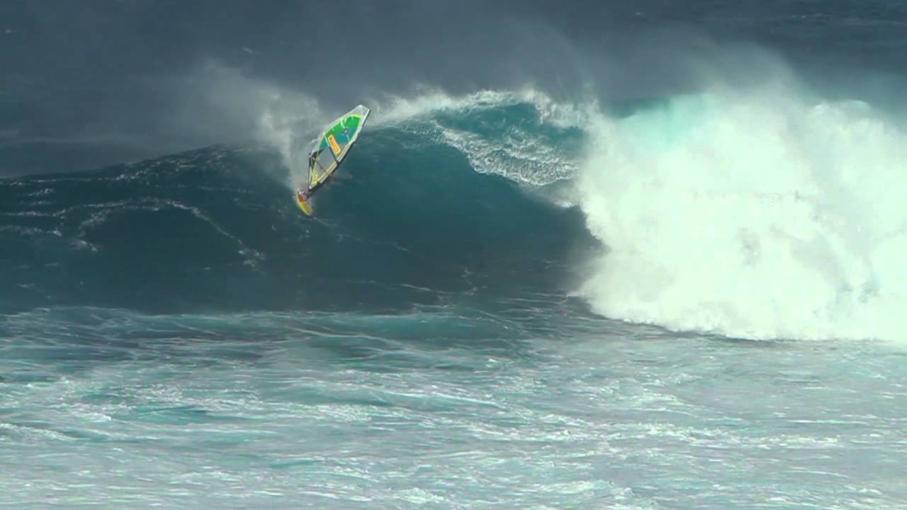 Windsurfing Pe'ahi (JAWS) January 21, 2015 YouTube