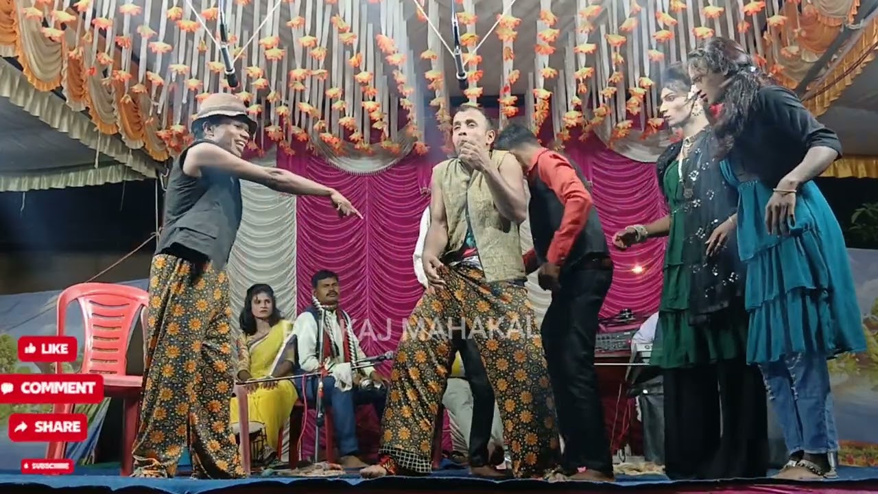 At भाग 14 सावरखल डांग आदिवासी डांगी तमाशा पार्टी धुंडा फुल कोमेडी 