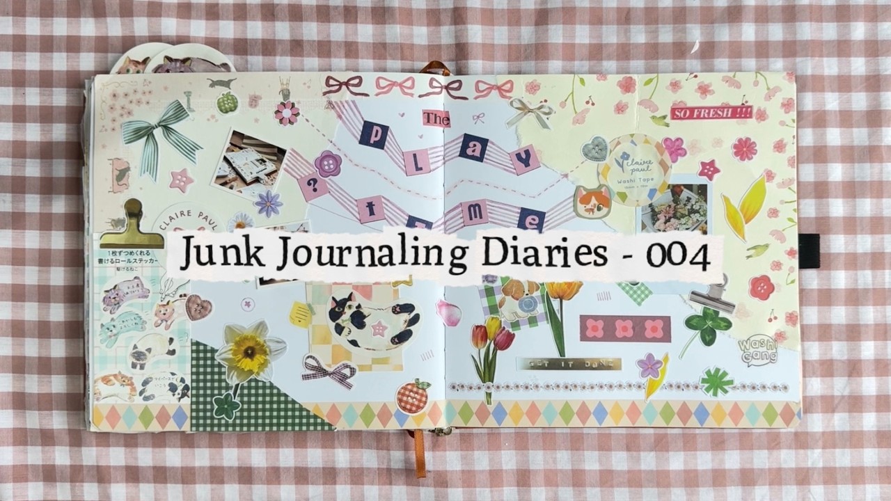 Junk Journal With Me | New Stationery Arrivals, Stickers, Washi
