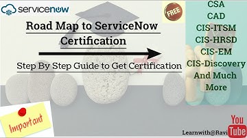Step-by-Step Guide to Getting Certified in ServiceNow | ServiceNow Certification Training
