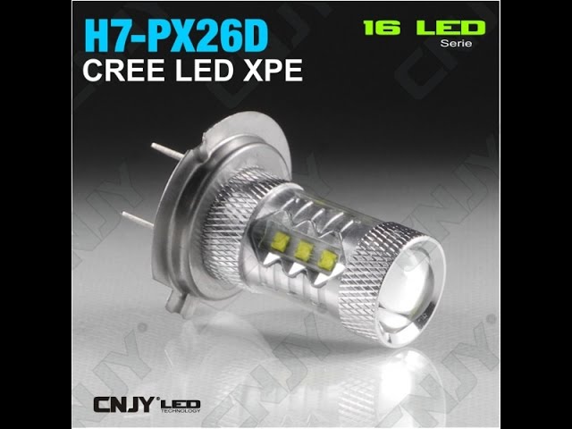 AMPOULE LED H7 PX26D 8W HLU 8000K 12V 24V