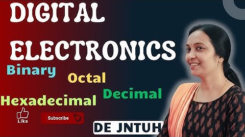 Digital Electronics in Telugu || Digital Electronics Introduction || How to convert Binary to Octal