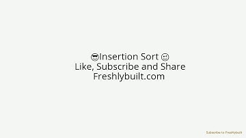 Insertion sort in python ( animated video with Source code / algorithm , flowchart and added blog)