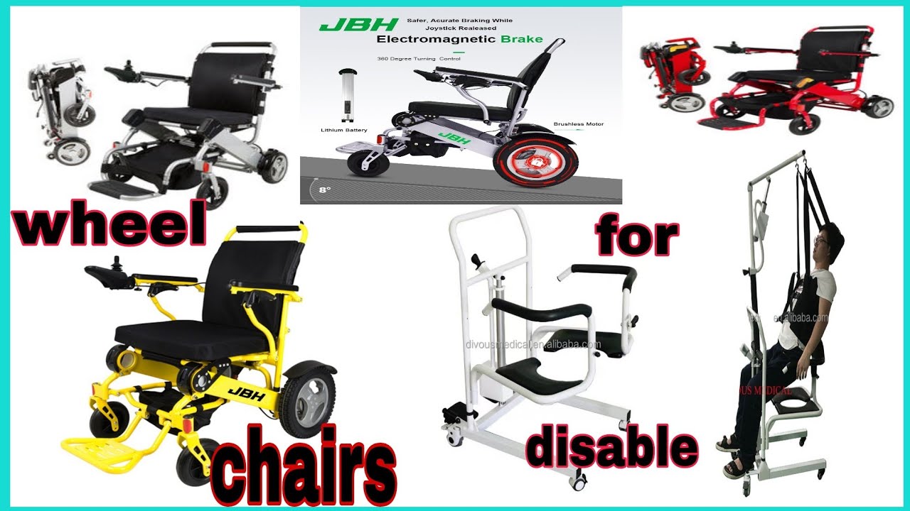 All kinds of wheel chairs.