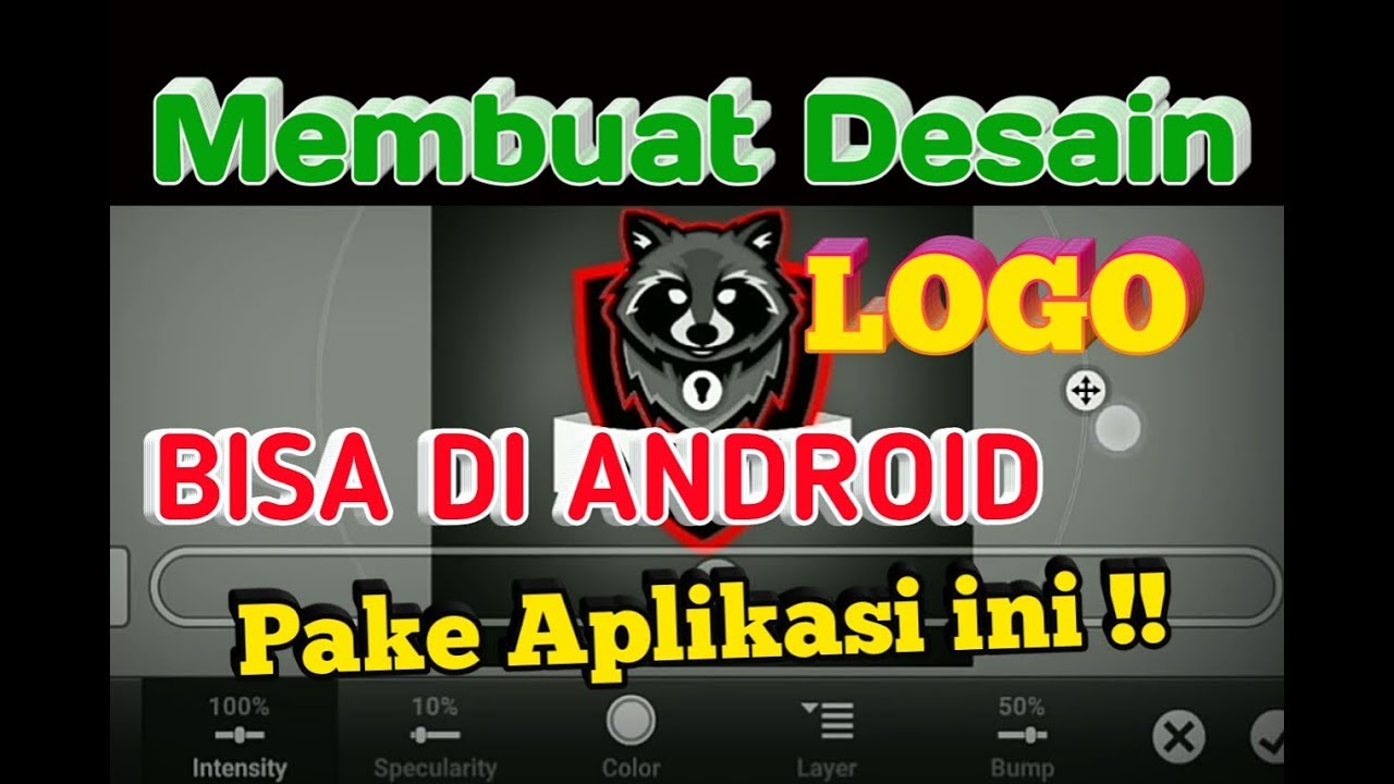 Membuat Desain  Logo  di HP Android  YouTube