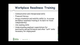 Pre-Employment Transition Services and Work-Based Learning Experiences with Sigmund Morel