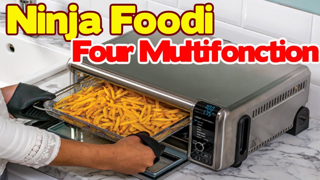 Ninja Foodi Four Multifonction Friture à Air, Rôtissoire, Grill,  Déshydratation, Toast, Bagel 