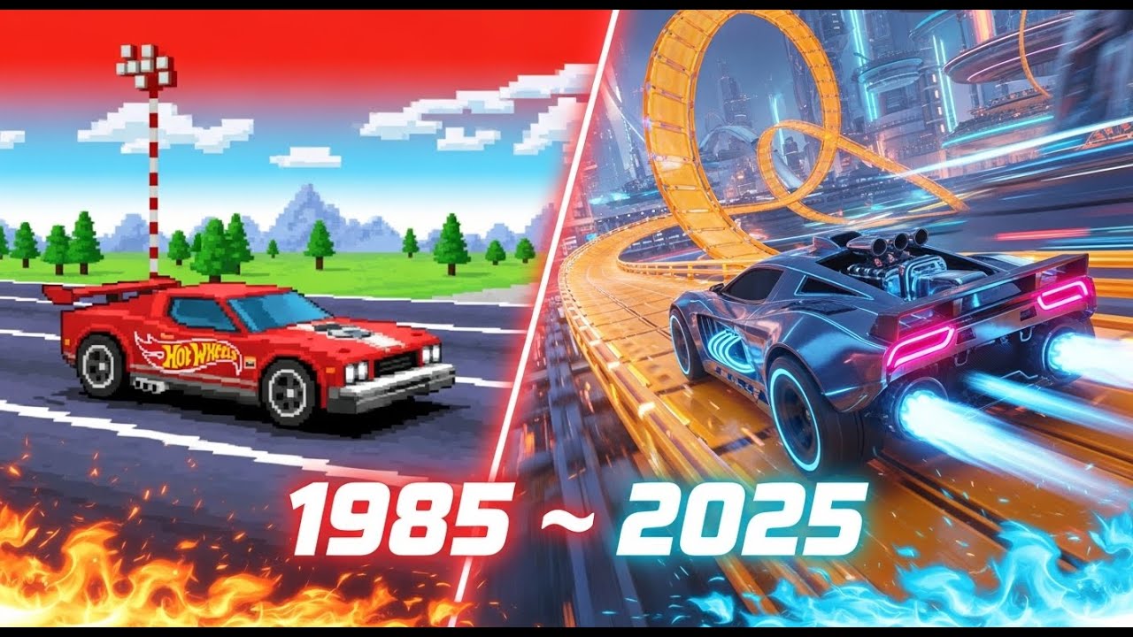 Evolution of Hot Wheels Games (1985–2025) – Every Game Compared!