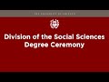 2021 division of the social sciences degree ceremony